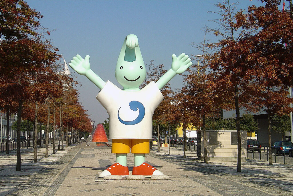 GIL girl Lisboa, LISBOA EXPO 98 mascote de pelúcia Portugal - Portugal
